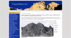 Desktop Screenshot of carstenszpapua.com